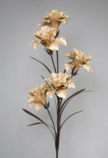 Artificial Silk Open Lily Silk Single Stem