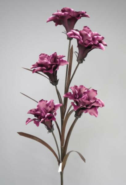 Artificial Silk Open Lily Silk Single Stem