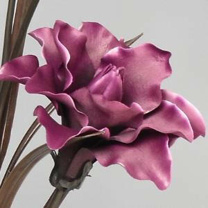 Artificial Silk Open Lily Silk Single Stem