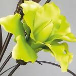 Artificial Silk Open Lily Silk Single Stem