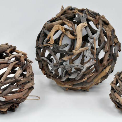 Decorative Wood Ball