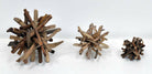 Decorative Wood Spike Ball