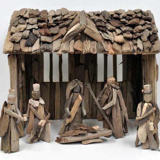 Decorative Wood Nativity Set