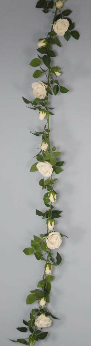 Artificial Silk Supreme English Rose Garland