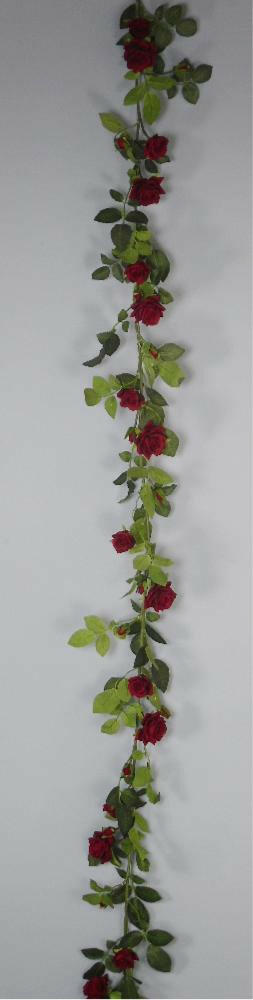 ArtificialOpen  Silk Supreme English Rose Garland