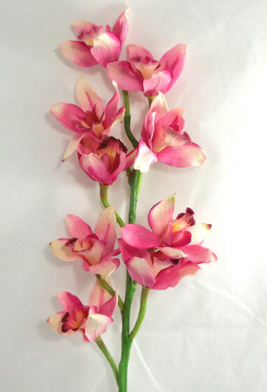 Artificial Cymbidium Orchid (Real Touch)