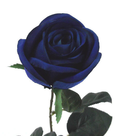 Artificial Silk Eternity Rose Single Stem