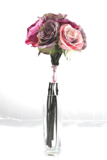 Artificial Silk Eternity Rose Bundle