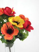Artificial Silk Anemone Posy
