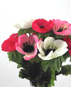 Artificial Silk Anemone Posy