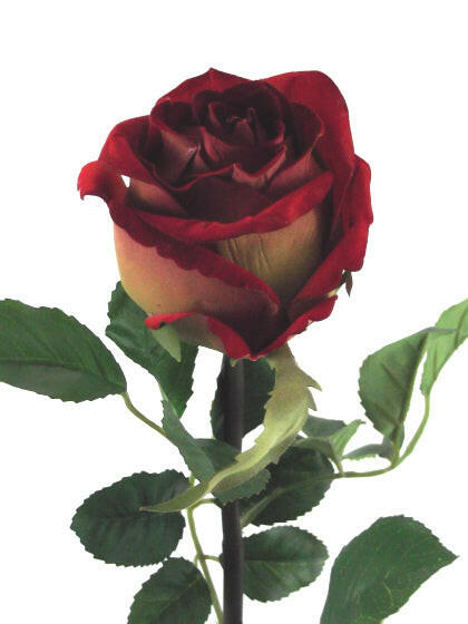 Artificial Velvet Rose Amore Single Stem