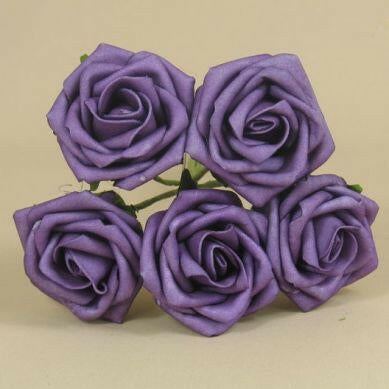 Artificial Colourfast Rose Bud Bunch