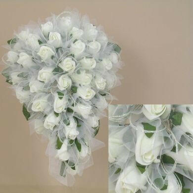 Artificial Sparkle Shower Bouquet