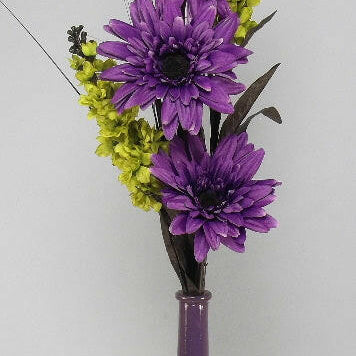 Artificial Silk Gerbera Bouquet in Vase