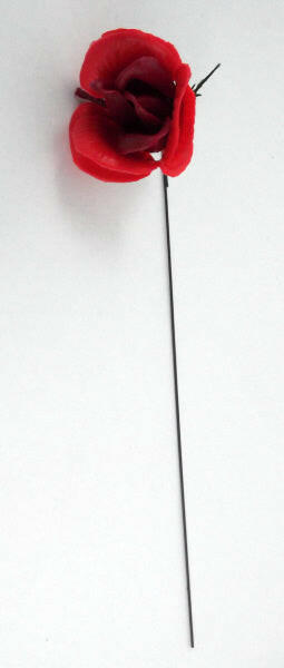 Artificial Plastic Red Rose