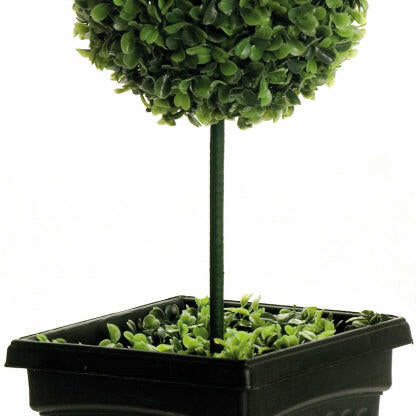 Artificial Plastic Grass Ball in Pot with LED Lights