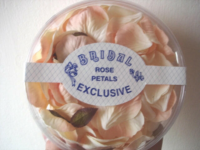 Artificial Silk Rose Petal pieces in a Box