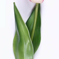 Artificial Real Touch Diamond Tulip Single Stem