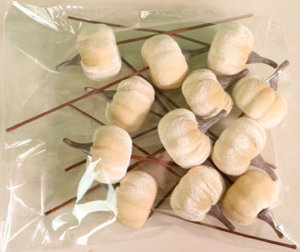 Craft Pic Mini Velvet Pumpkin (12 Per Pack)
