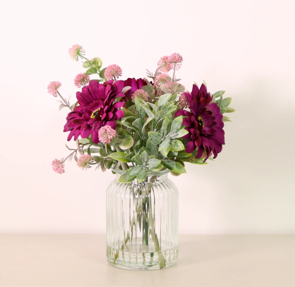 Artificial Gerbera Arrangement in Vase Arrangement
