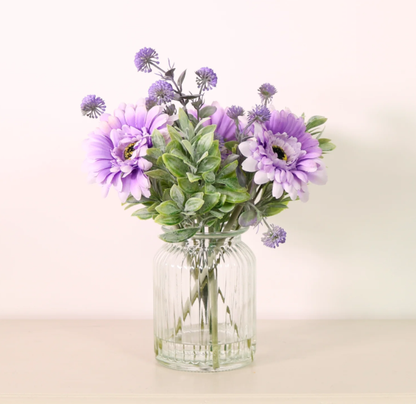 Artificial Gerbera Arrangement in Vase Arrangement