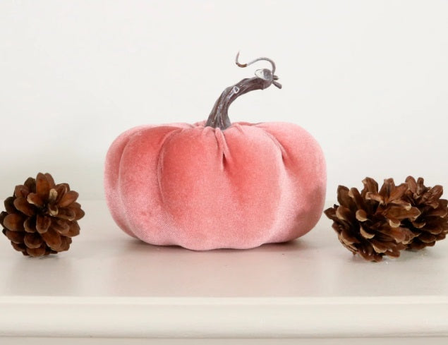Artificial Velvet Pumpkin