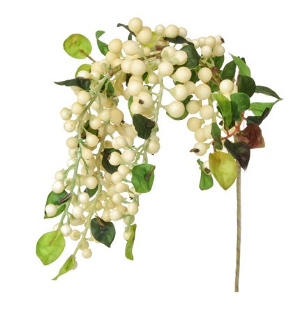 Artificial Hanging Berry Foliage Spray
