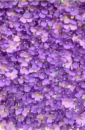 Artificial Silk Hydrangea Panel