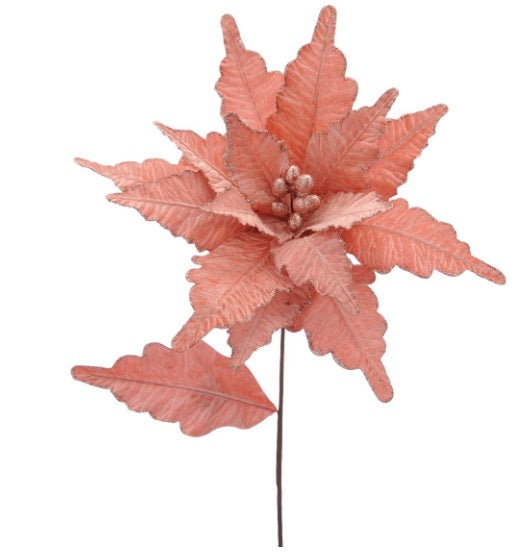 Artificial Poinsettia Stem