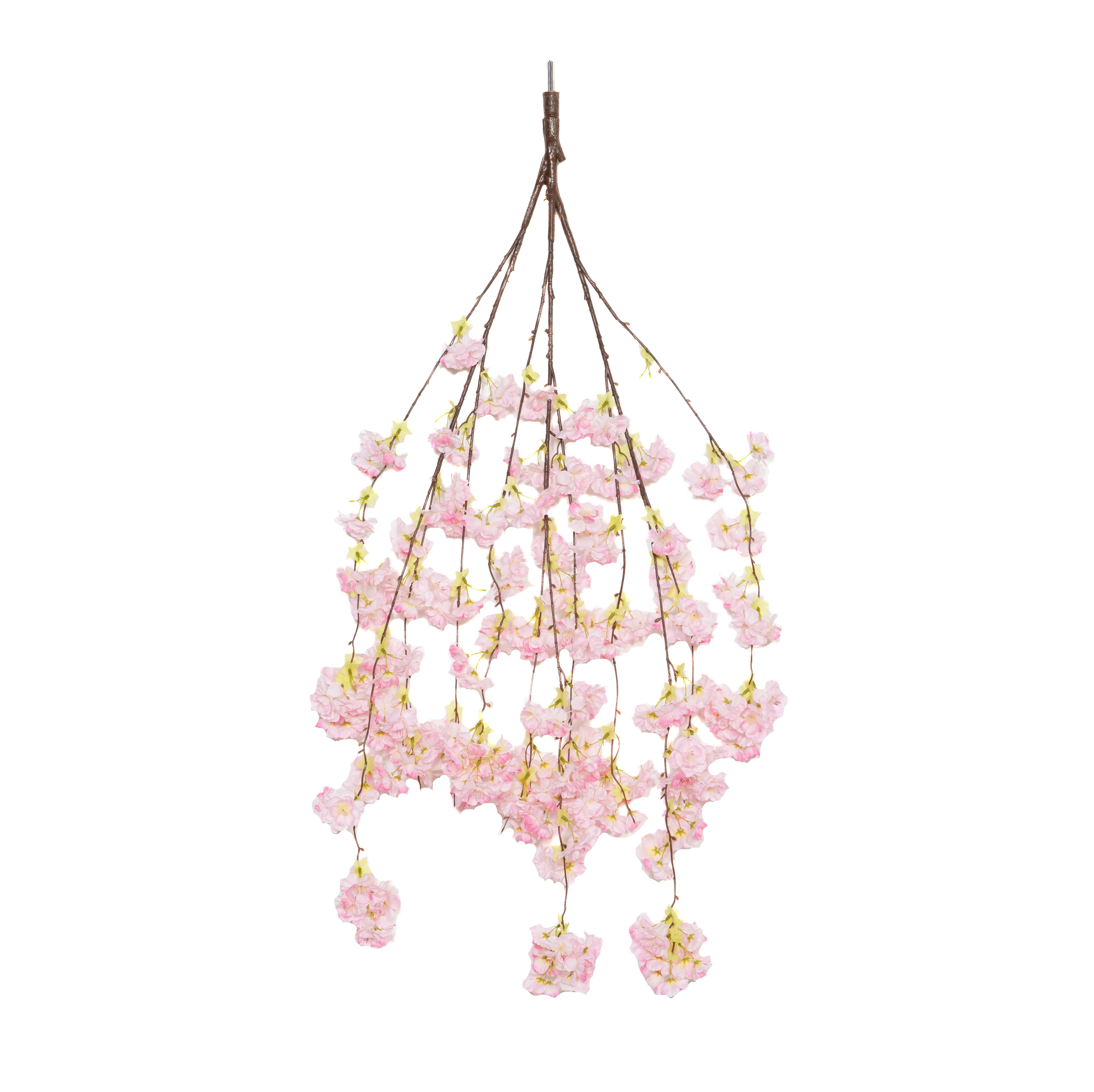 Artificial Silk Hanging Cherry Blossom Branch Multi Pack