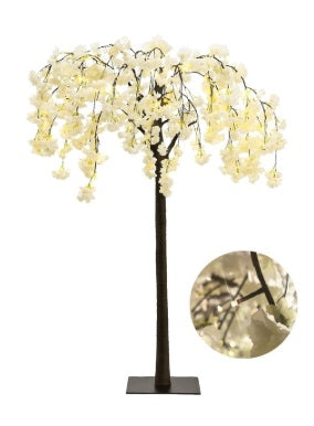 Artificial Silk Cherry Blossom Tree with LED Lights