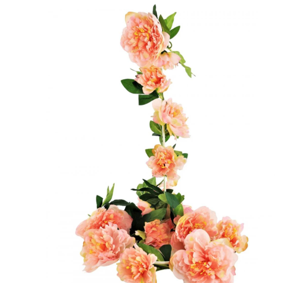 Artificial Silk Peony Garland