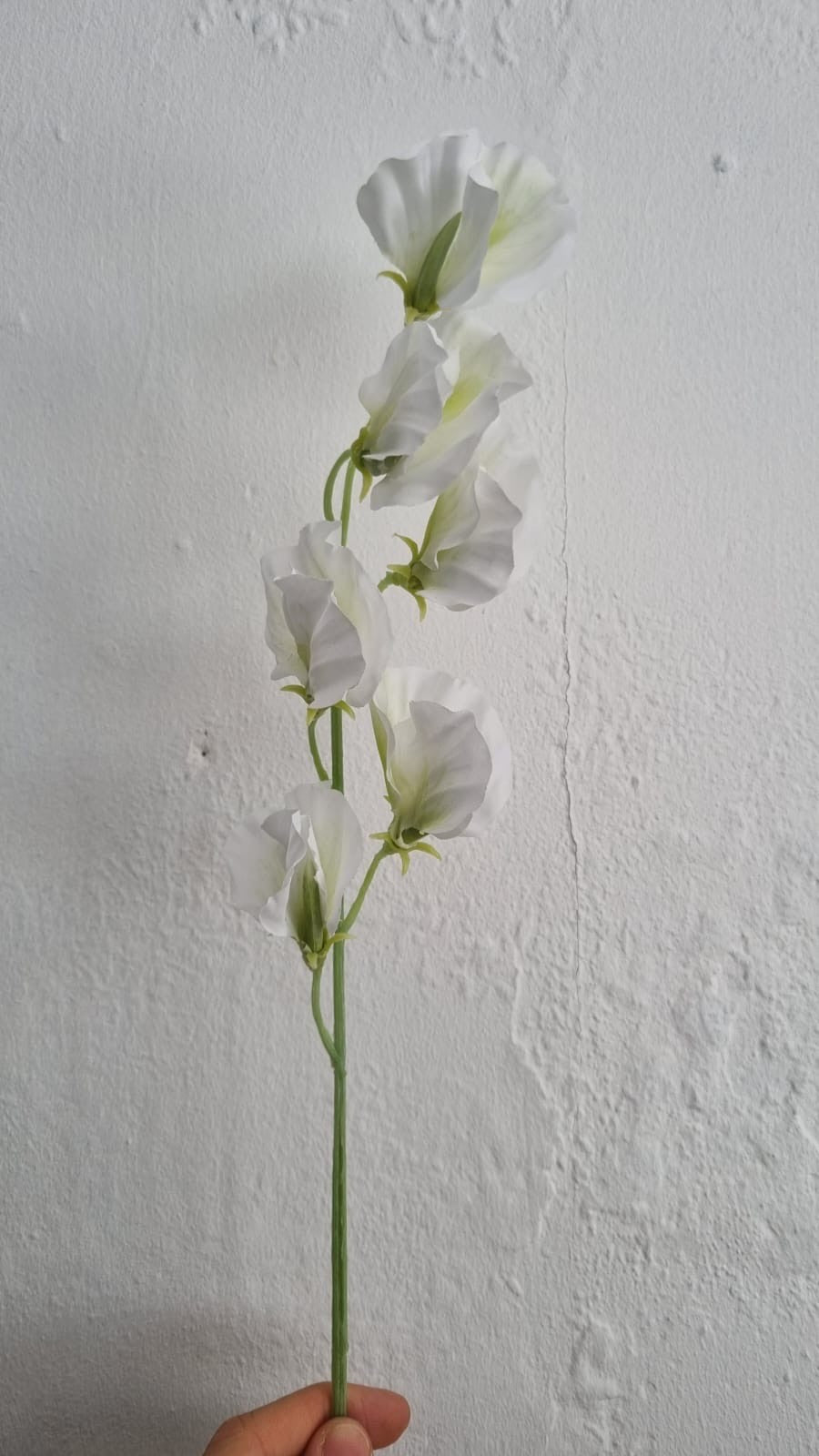 Artificial Silk Sweet Pea Single Stem Flower