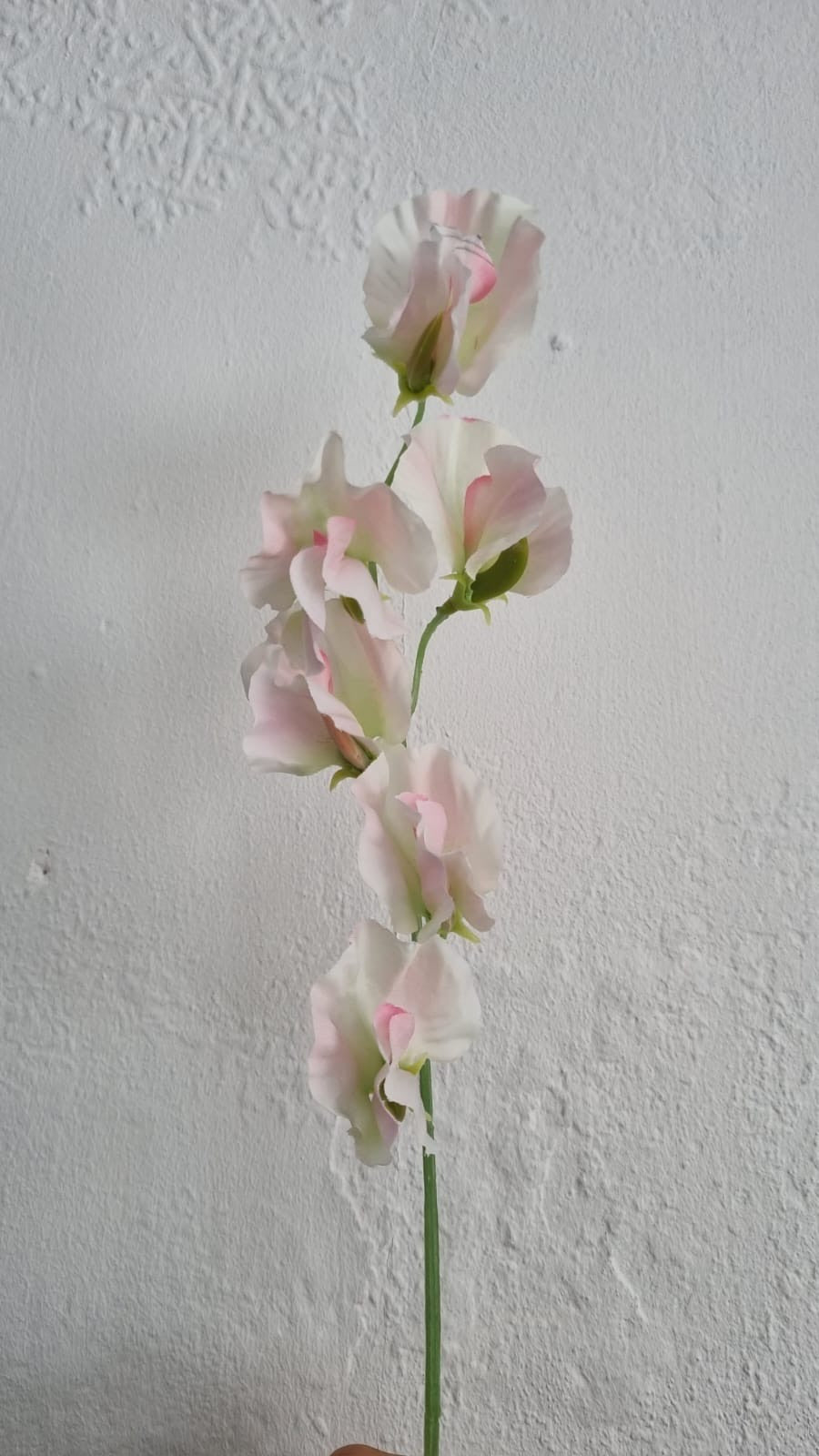 Artificial Silk Sweet Pea Single Stem Flower
