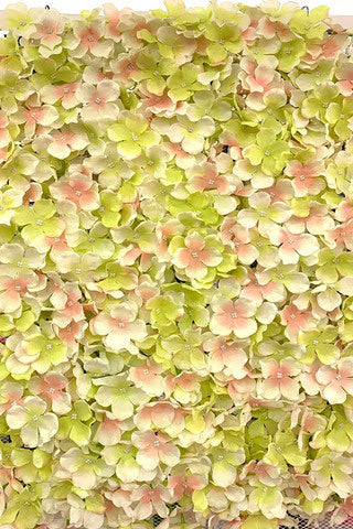 Artificial Silk Hydrangea Panel