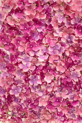Artificial Silk Hydrangea Panel