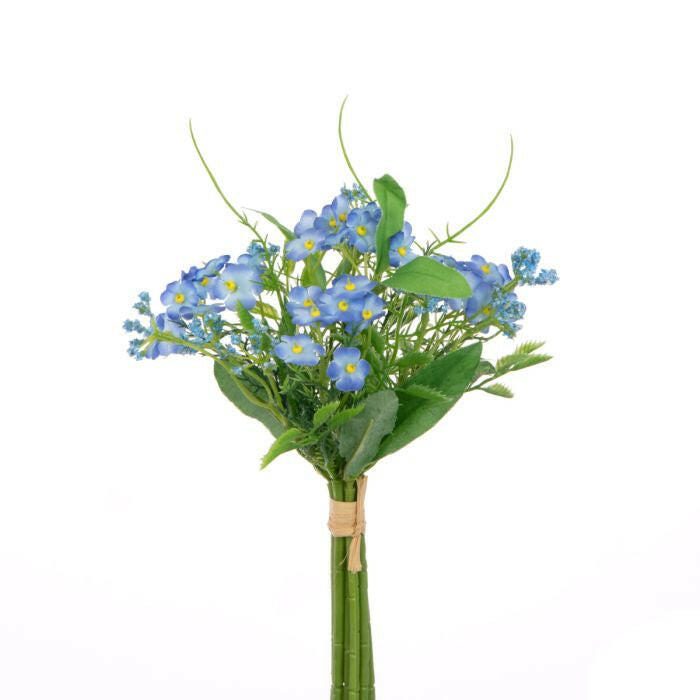 Artificial Silk Forget Me Not Blue