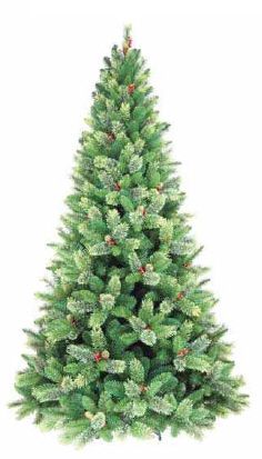 Artificial Ellesmere Pine Slim Christmas Tree