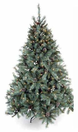 Artificial Silver Berry Christmas Tree