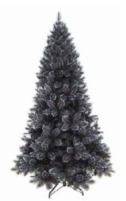 Artificial Black & Silver Christmas Trees