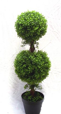 Artificial Topiary Boxwood Double Ball, Artificial Outdoor Topiary Uk