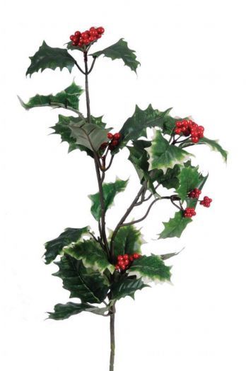 Holly Spray with Berries
