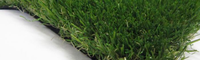 showing a corner edge profile cut of our Artificial Luxury Lawn Grass