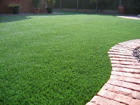 showing one of our Artificial Lawn Grasses installed