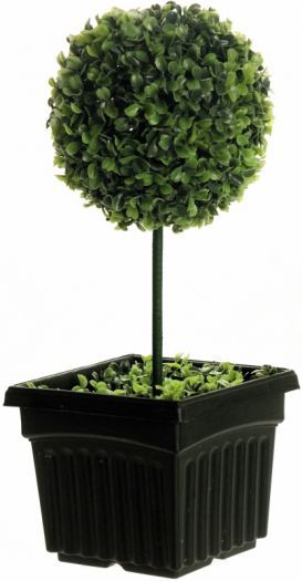Grass Ball in Pot with LED Lights