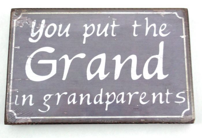 Grandparents Message Plaque