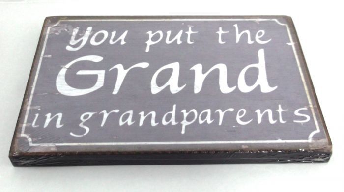 Grandparents Message Plaque