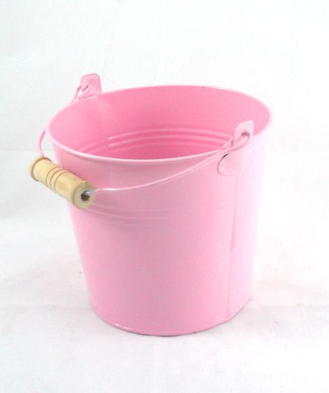 Zinc Pink Bucket - 16cm PINK