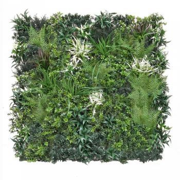 Topiary Mixed Green Wall Mat FR UV