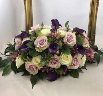 Country Rose / Calla Lily Top Table Arrangement